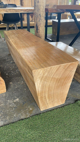BANCO TORA EM MADEIRA MACIÇA - 150X40 - LOJA SP-Madeirado - Mesa de Madeira Rustica