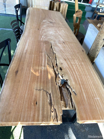 Mesa Rústica de Jantar 280x106 - SPM6007-Madeirado - Mesa de Madeira Rustica