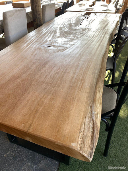 Mesa Rústica de Jantar 280x106 - SPM6007-Madeirado - Mesa de Madeira Rustica