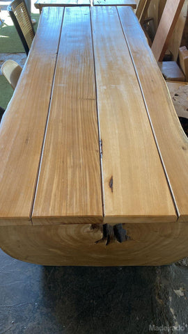 Mesa Rústica de Jantar 280x103 - SPM6008-Madeirado - Mesa de Madeira Rustica