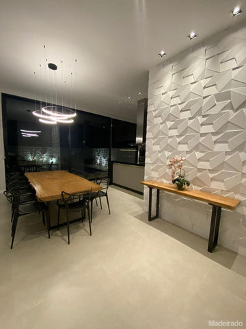 CONJUNTO CAIAPÓS COM MESA DE JANTAR 260X110 + APARADOR 180X50