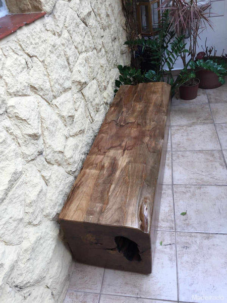 Banco de Madeira Rustico 180 x 40 x 45 