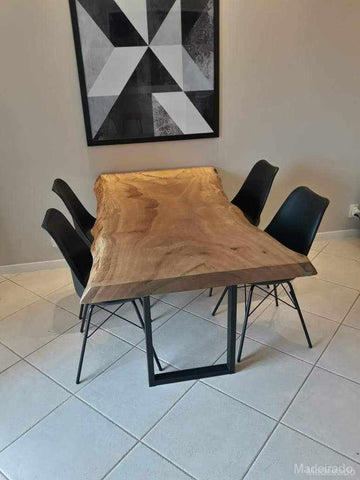 Mesa de Jantar Chiquitanos em Madeira Maciça Pequiá para 6 lugares (180 x 100)