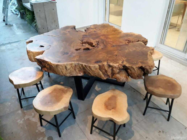 Mesa de Jantar Oapixana - 200cm Diametro - 8 a 10 lugares