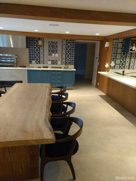 Mesa de Jantar Madeira  Irapuã - 450x100
