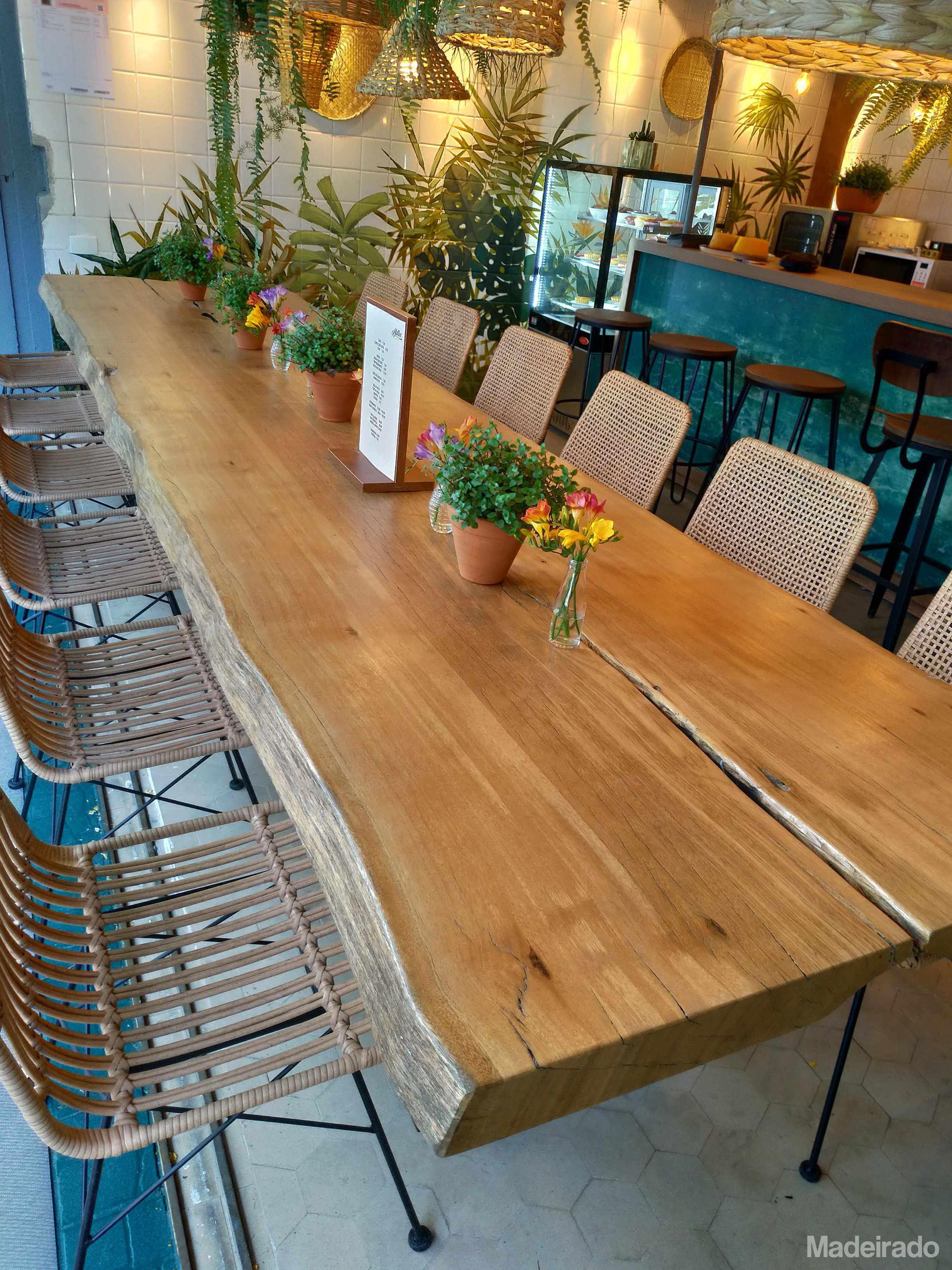 Mesas para  12 lugares Madeirado Mesa de Madeira Rustica Mesas para  12 lugares Madeirado Mesa de Madeira Rustica