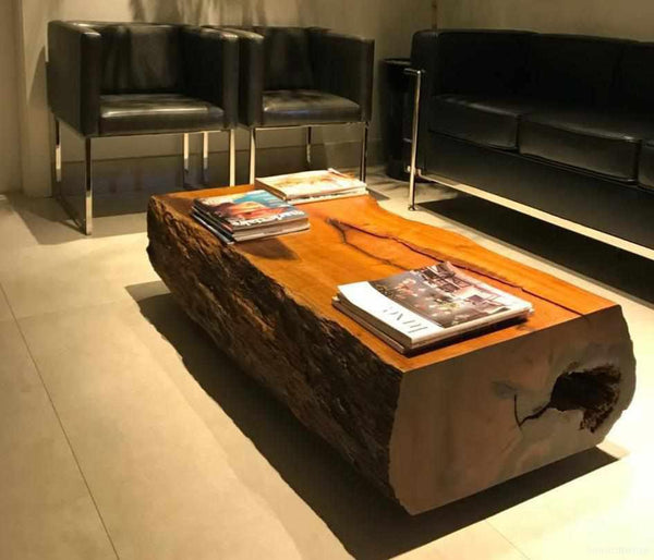 Mesa de centro de Madeira Maciça Itajubá