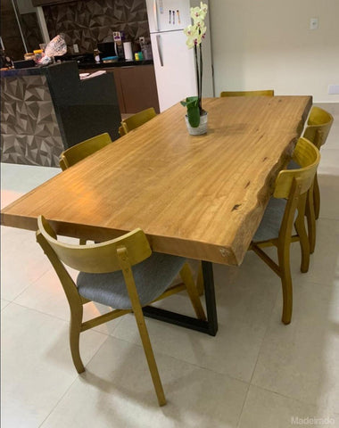 Mesa Rústica de Jantar Pitanga 180x90 para 6 lugares