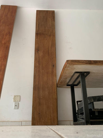 Bancada - 270x45 - Bordas Retas - Loja Goias-Madeirado - Mesa de Madeira Rustica
