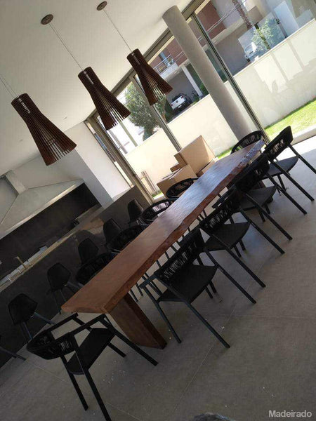 Mesa de Jantar Madeira Maciça Butantã 500x100