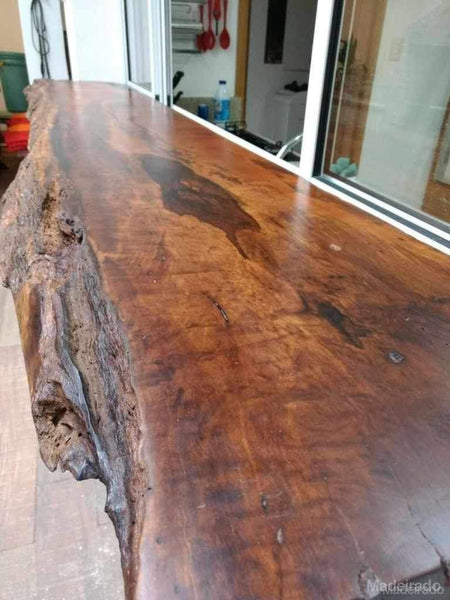 Bancada Araponga de Madeira Maciça (250 x 45) - Loja de Móveis de Madeira Maciça. Moveis Rusticos