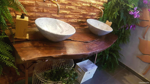 Bancada para Lavabo Abe de Maciça (170x50) - Black Friday Madeirado