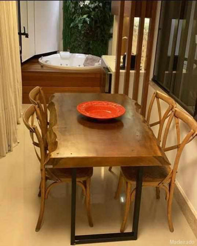 Mesa de Jantar Rústica Porã - 150x80 - 4 Lugares