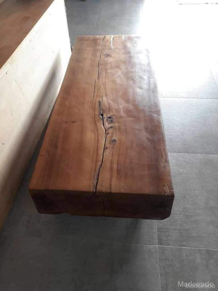Mesa de Centro Caaguazu de Madeira Maciça 150 x 60 x 30 Madeirado