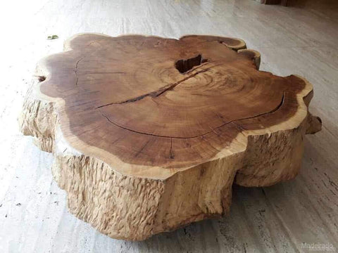 Mesa de Centro - Modelo Kajabi  100x80 Madeirado